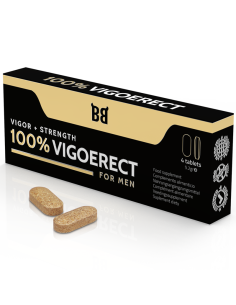 BLACK BULL - 100% VIGOERECT VIGOR + STRENGTH FOR MEN 4 TABLETS 3 