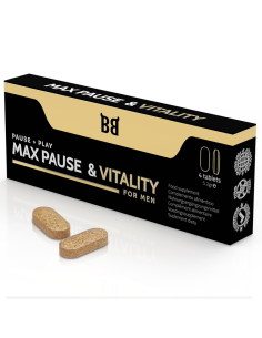 BLACK BULL - RETARDATEUR DE PAUSE ET DE VITALITÉ MAXIMALE POUR HOMMES 4 GÉLULES 3 