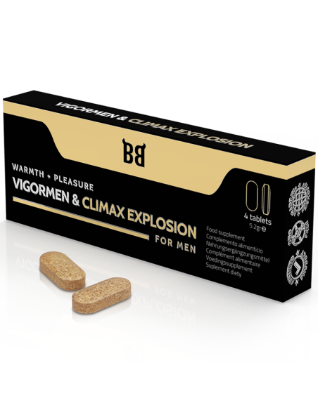 BLACK BULL - VIGORMEN & CLIMAX EXPLOSION MAGGIORE PIACERE PER GLI UOMINI 4 CAPSULE 3 