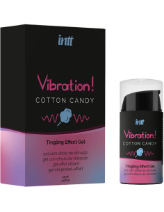 INTT - UNISEX VIBRIERENDES EFFEKTGEL COTTON CANDY 15 ML 2 