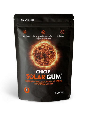 WUG GUM - SOLAR GUM SUN TANNING 10 UNITS 1 