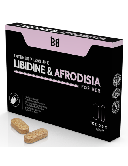 BLACK BULL - LIBIDINE & AFRODISIA PLAISIR INTENSE POUR ELLE 10 COMPRIMES 3 