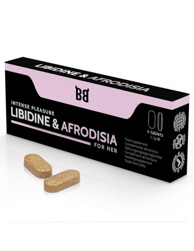 BLACK BULL - LIBIDINE & AFRODISIA INTENSE PLEASURE FOR HER 4 TABLETS 3 