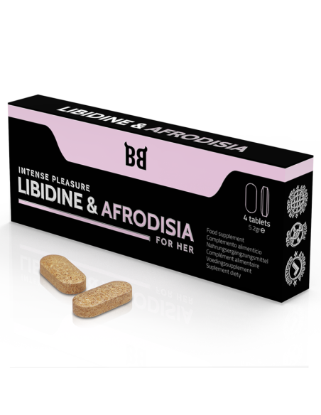 BLACK BULL - LIBIDINE E AFRODISIA PIACERE INTENSO PER LEI 4 COMPRESSE 3 