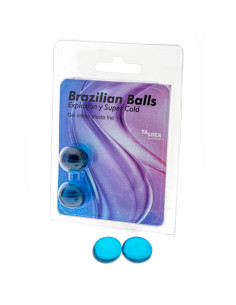 TALOKA - 2 BRAZILIAN BALLS COLD EFFECT EXCITING GEL 1 