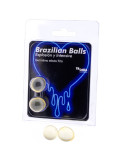 TALOKA - 2 BRAZILIAN BALLS COLD & VIBRATION EFFECT EXCITING GEL 1 