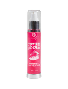 SECRETPLAY - LUBRICANT 2-1 HEAT EFFECT STRAWBERRY & CREAM 50 ML 4 