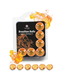 SECRETPLAY - SET 6 BRAZILIAN BALLS HEAT EFFECT 1 