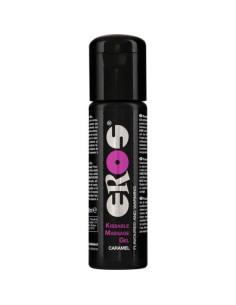 EROS - OLIO DA MASSAGGIO EFFETTO CALORE KISSABLE CARAMEL 100 ML 1 