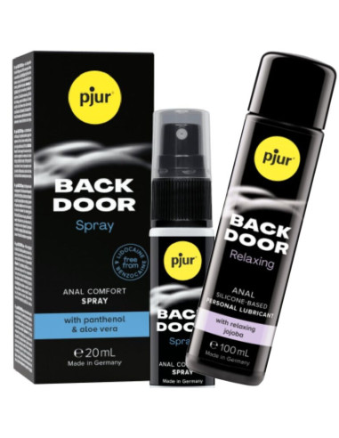 PJUR - BACK DOOR SET AUS ANAL-GLEITMITTEL UND SPRAY 5 