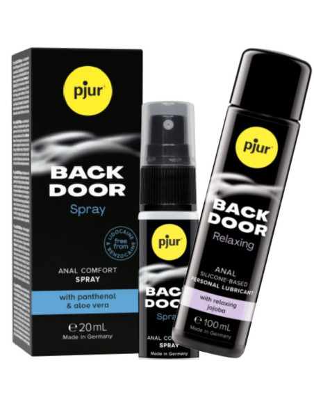 PJUR - BACK DOOR SET AUS ANAL-GLEITMITTEL UND SPRAY 5 