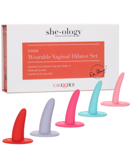 CALEXOTICS - 5-TEILIGES TRAGBARES DILATOR-SET 6 