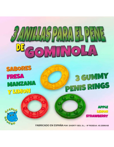 DIABLO PICANTE - 3 GUMMY RINGS 1 