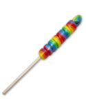 PRIDE - SUCETTE CONE PETIT AVEC LE DRAPEAU LGBT POUR CHULO, CHULO MY PIRULO /en/pt/pt/en/fr/it/ 1 