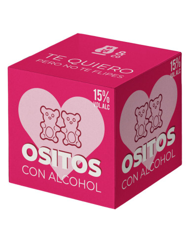 OSITO & CO - GUMMY BEARS WITH ALCOHOL GIN & STRAWBERRY 4 