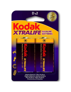 KODAK - BATTERIE ALCALINE XTRALIFE LR20 D LR20 1.5V 1 