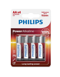 PHILIPS - PILE ALCALINE POWER AA LR6 BLISTER * 4 2 