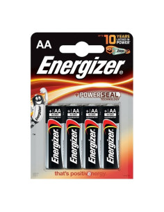 ENERGIZER - ALKALINE POWER BATTERY AA LR6 *4 1 