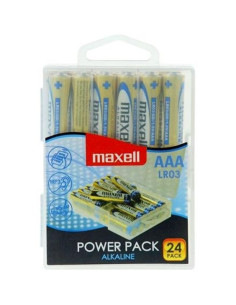 MAXELL - ALKALINE BATTERY AAA LR03 PACK * 24 BATTERIES 1 