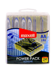 MAXELL - CONFEZIONE BATTERIA ALCALINA AA LR6 * 24 BATTERIE 1 