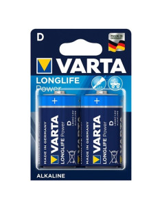 VARTA - LONGLIFE POWER ALKALINE BATTERY D LR20 2 UNIT 1 