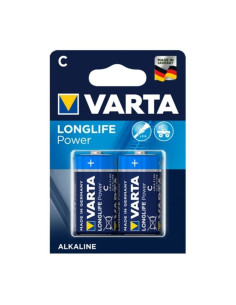 VARTA - LONGLIFE POWER ALKALINE BATTERY C LR14 2 UNIT 1 