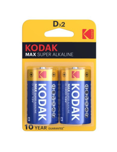 KODAK - BATTERIA ALCALINE MAX D LR20 2 UNITÀ 1 