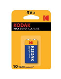 KODAK - MAX ALKALINE BATTERY 9V LR61 1 