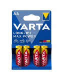 VARTA - BATTERIA ALCALINE MAX POWER AA LR6 4 UNITÀ 1 