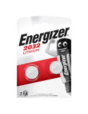 ENERGIZER - BATTERY LITHIUM BUTTON CR2032 3V 2 UNIT 1 