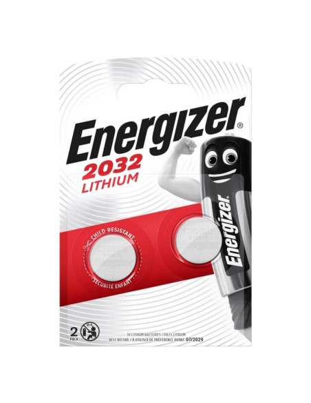 ENERGIZER - BATTERIA LITIO A TASTO CR2032 3V 2 UNIT 1 