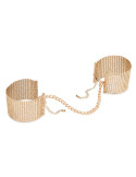 BIJOUX - DÉSIR MÉTALLIQUE GOLDEN METAL MESH HANDCUFFS 4 