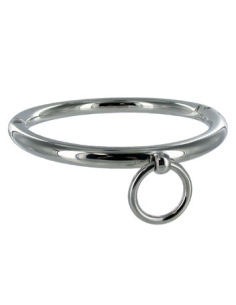 METAL HARD - COLLANA BDSM CON ANELLO 10CM 2 