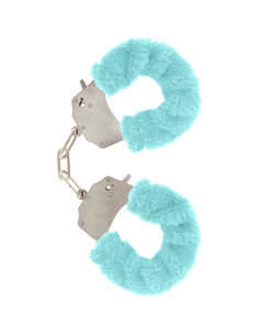 TOYJOY - FURRY FUN CUFFS BONDAGE BLUE 2 