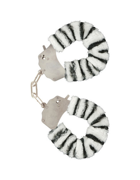 TOYJOY - FURRY FUN CUFFS BONDAGE ZEBRA 2 