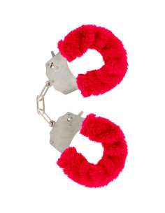 TOYJOY - FURRY FUN CUFFS BONDAGE RED 2 