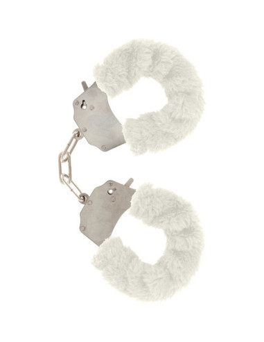 TOYJOY - FURRY FUN CUFFS BONDAGE WHITE 2 