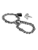 METAL HARD - HANDCUFFS WITH STAINLESS STEEL CHAIN. 1 