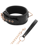 BEGME - BLACK EDITION PREMIUM VEGAN LEATHER COLLAR WITH NEOPRENE LINING 8 