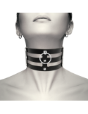 COQUETTE CHIC DESIRE - FETISH STYLE VEGAN LEATHER CHOKER 7 