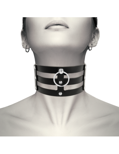 COQUETTE CHIC DESIRE - FETISH STYLE VEGAN LEATHER CHOKER 7 