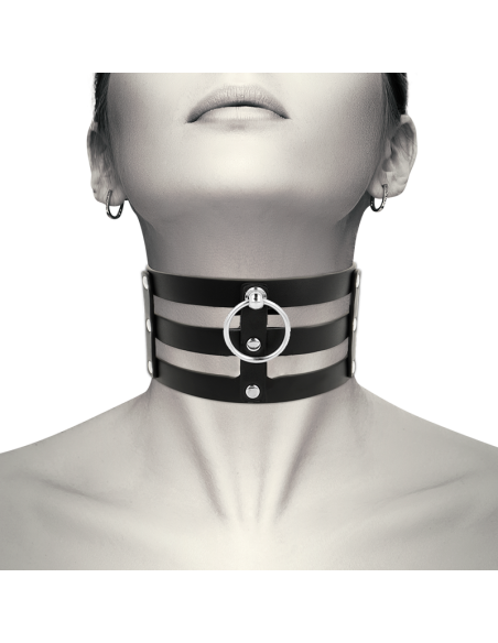 COQUETTE CHIC DESIRE - FETISH STYLE VEGAN LEATHER CHOKER 7 