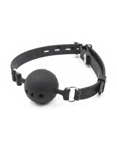 OHMAMA FETISH - BALL GAG IN SILICONE TRASPIRANTE TAGLIA M 4 