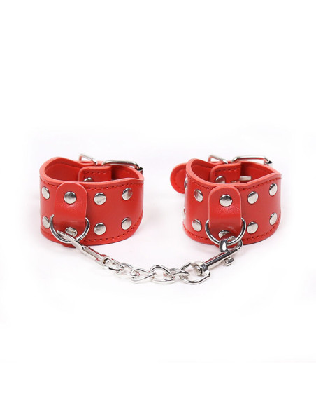 OHMAMA FETISH - ADJUSTABLE HANDCUFFS WITH METAL CHAIN 1 