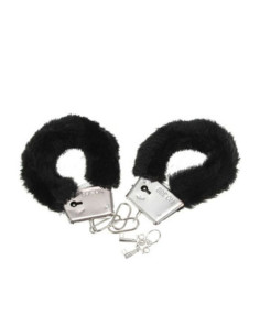 DIABLO PICANTE - PLEASURE FURRY HANDCUFFS BLACK 1 