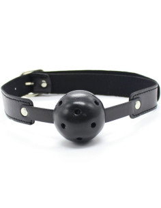 OHMAMA FETISH BREATHEABLE BALL GAG BLACK 1 