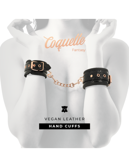 COQUETTE CHIC DESIRE - BLACK EDITION PREMIUM HANDCUFFS WITH NEOPRENE LINING 8 