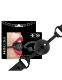 FETISH SUBMISSIVE BONDAGE - BREATHABLE SILICONE BALL GAG 7 