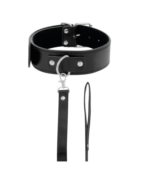 DARKNESS - COLLIER DE POSTURE AVEC CHAÎNE EN CUIR 6 