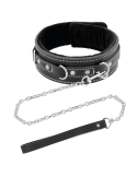 DARKNESS - HIGH QUALITY LEATHER NECKLACE WITH LEASH 6 